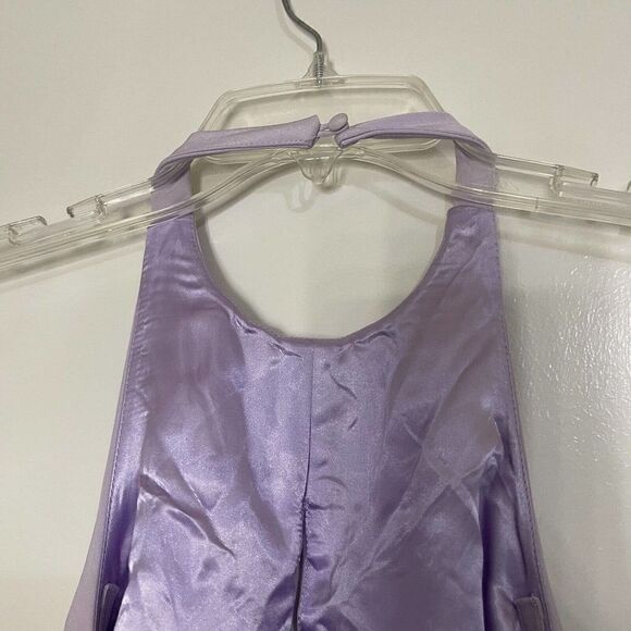 NWOT Keepsake the label keyhole lavender purple mini flare backless dress XS - Picture 6 of 8